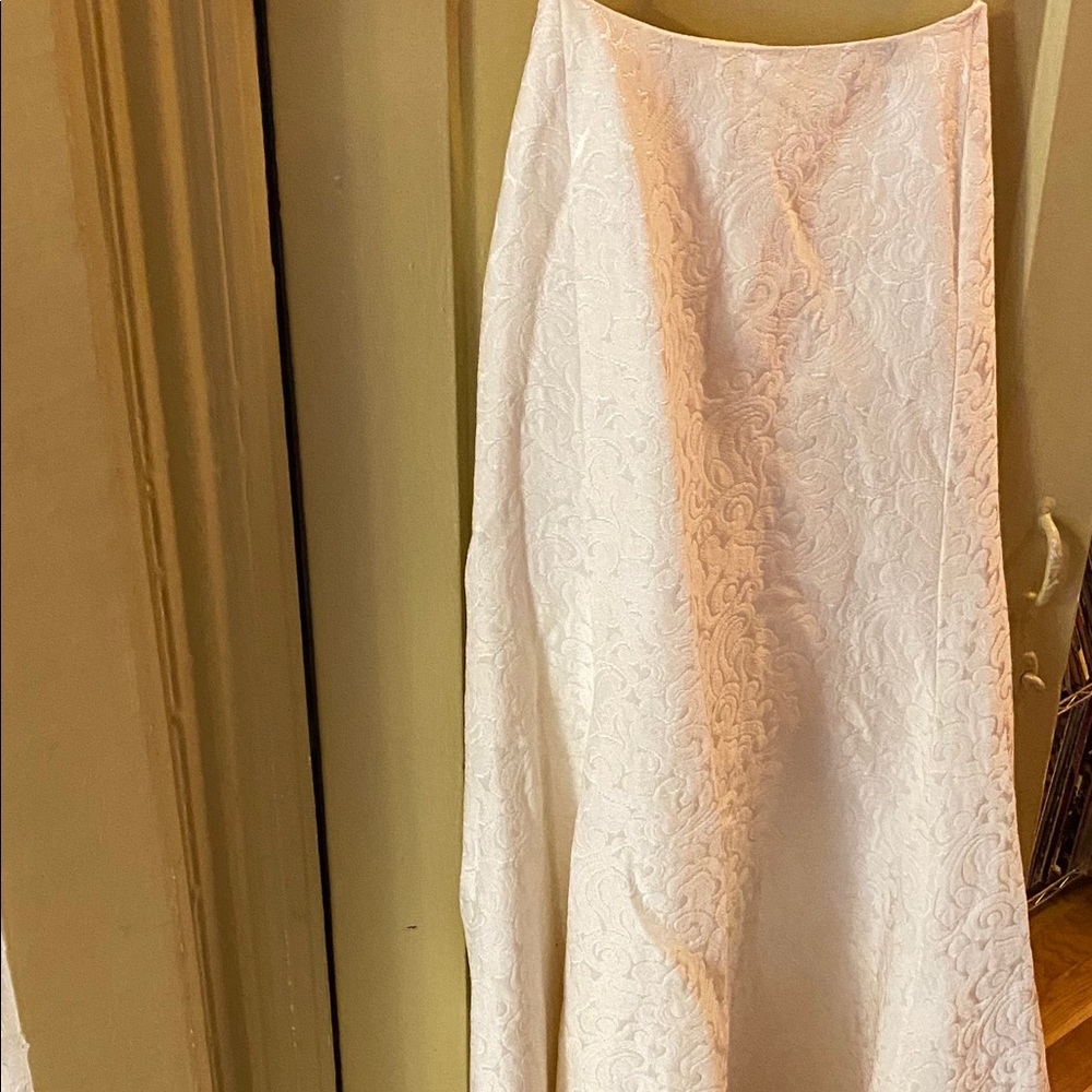 Josephine Sasso Cream Bridal Skirt Size Large